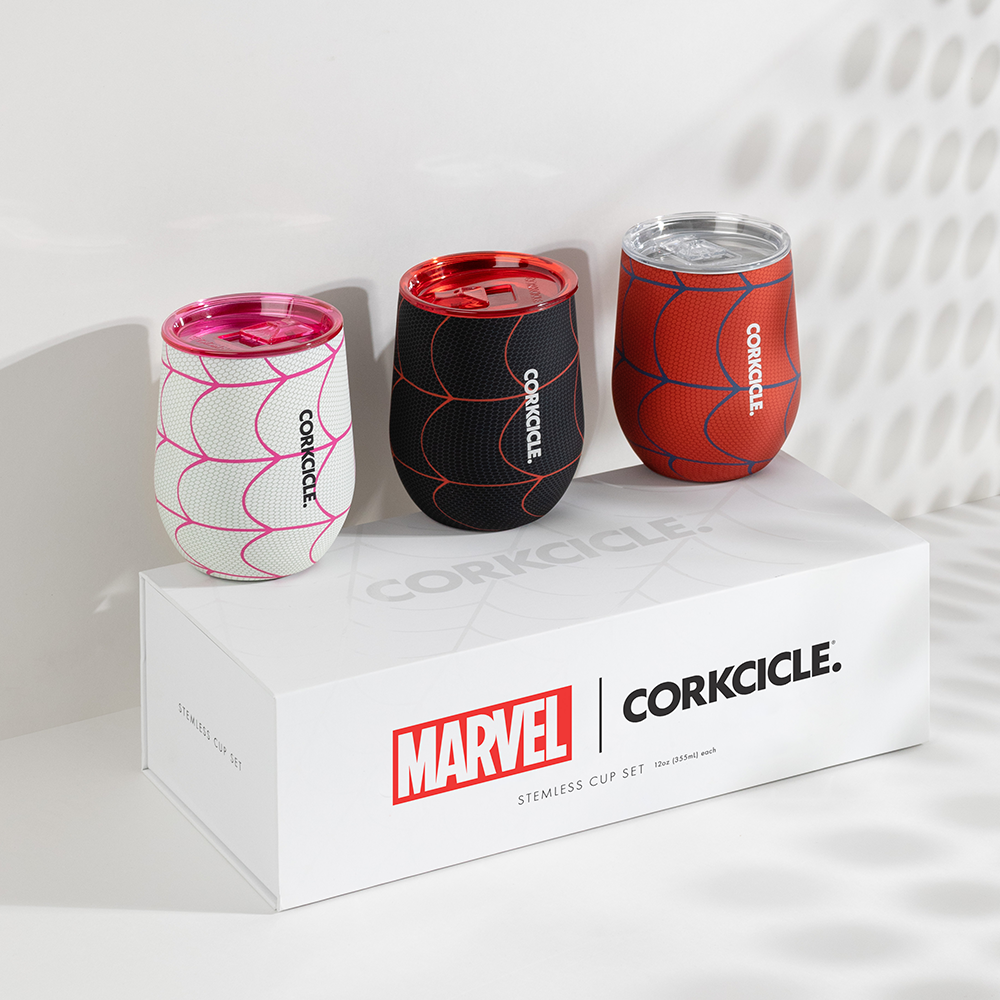 Spider-Man Stemless Set (3) - Bright Sip Y7