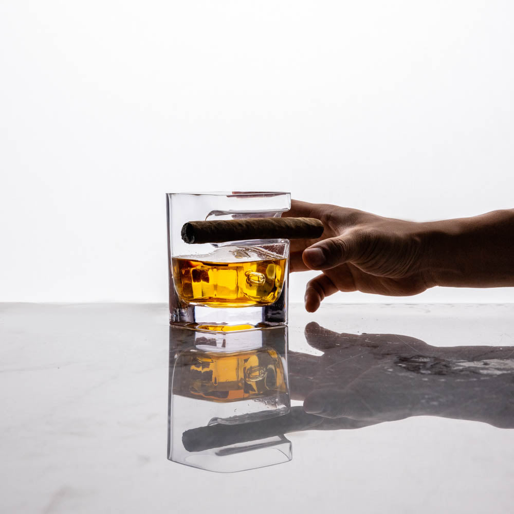 Whiskey Wedge + Cigar Glass Bundle - Clean Whiskey H6