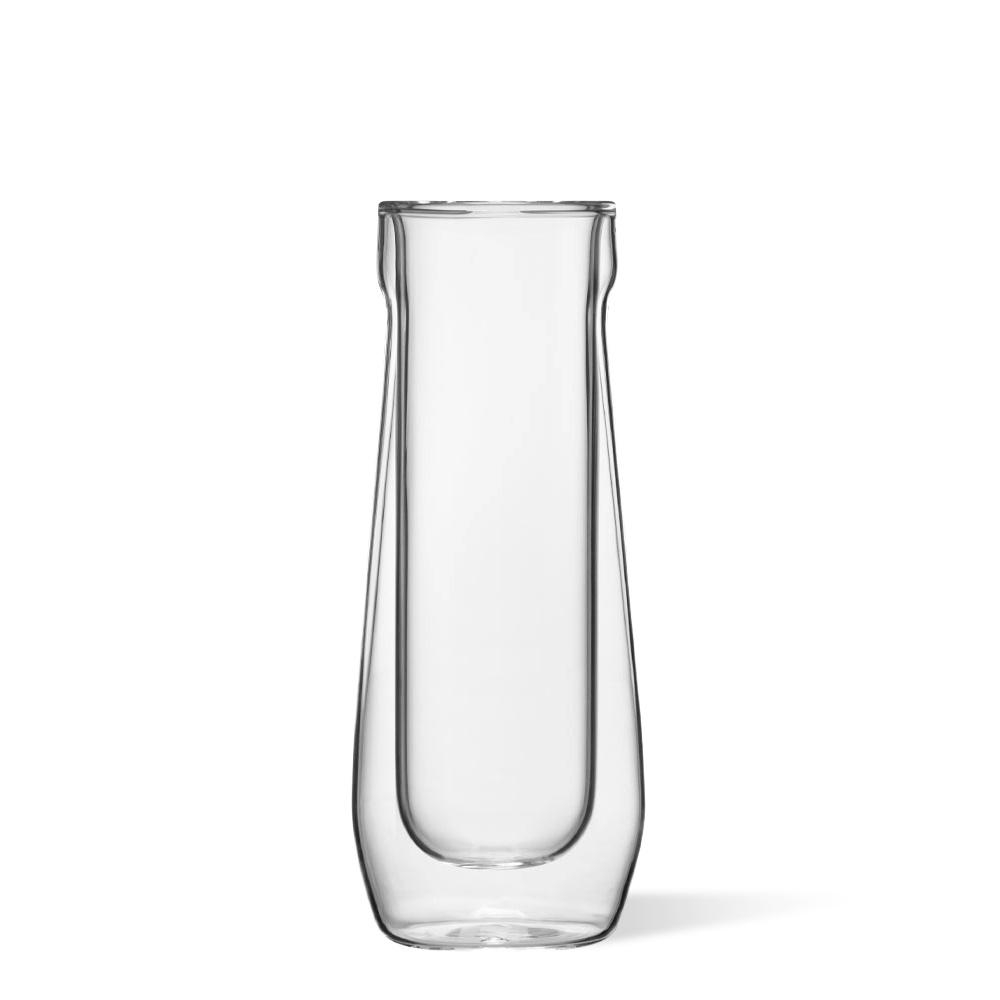 Stemless Flute Glass Set (2) - Smooth Choice O1