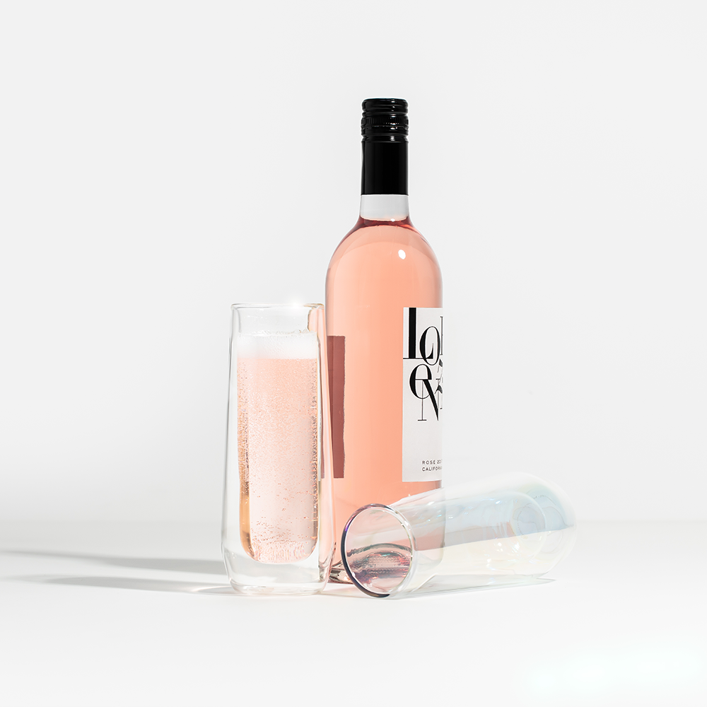 Stemless Flute Glass Set (2) - Smooth Choice O1