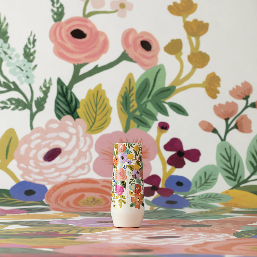 Rifle Paper Co. Stemless Flute - Durable Choice D7