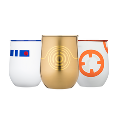 Star Wars TM Droids Stemless Set (3) - Smooth Beverage L9