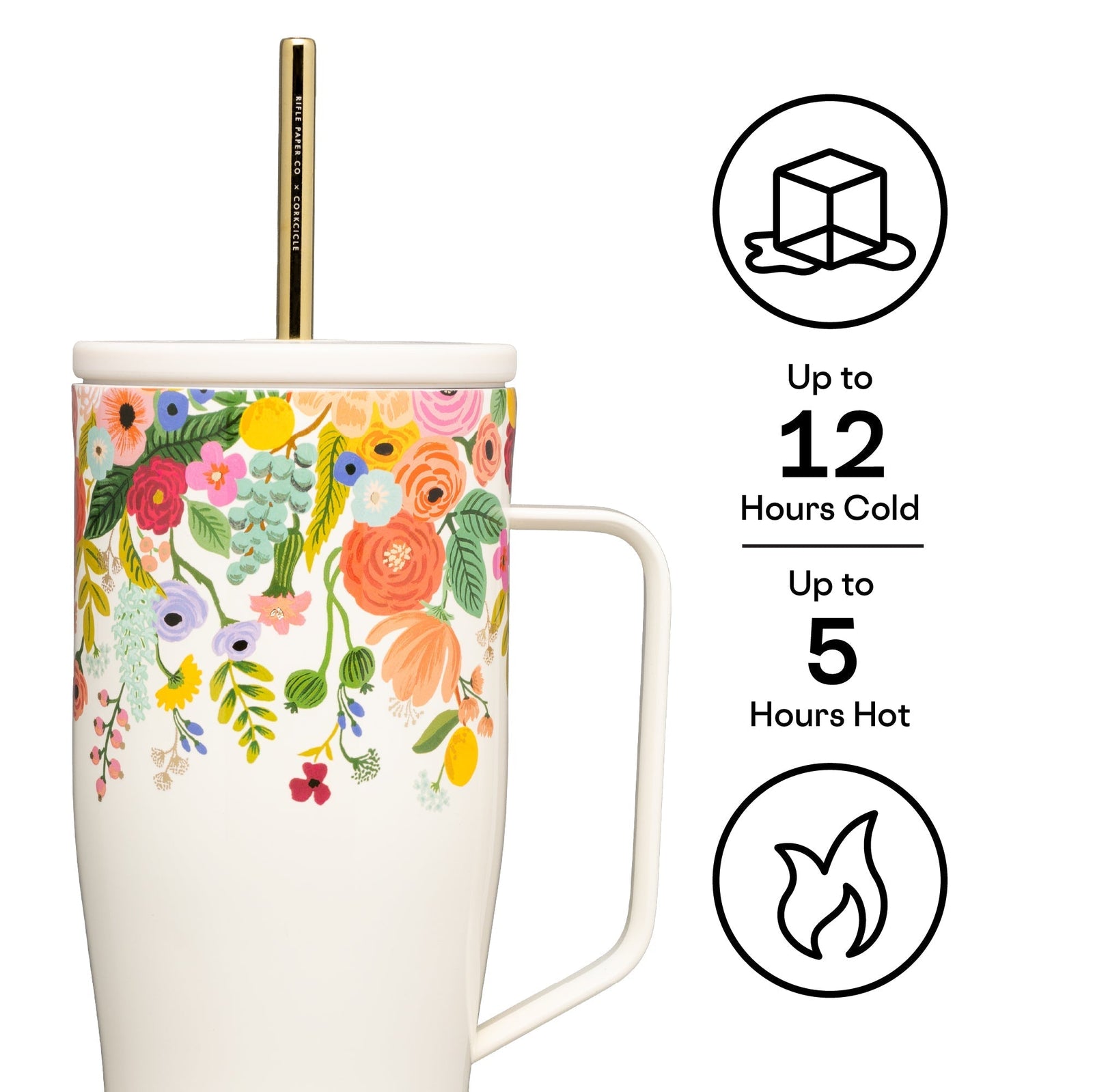 Rifle Paper Co. Cold Cup XL - Fresh Drinkware C3