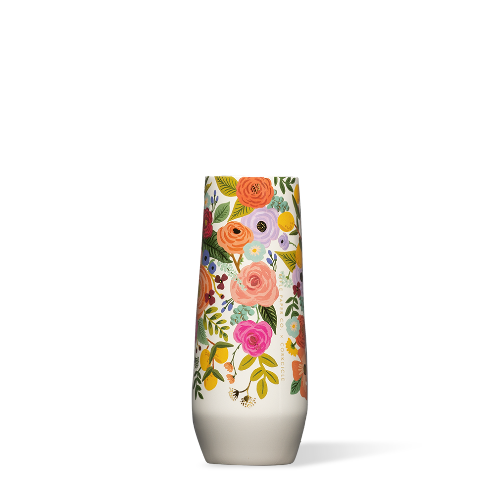 Rifle Paper Co. Stemless Flute - Durable Choice D7