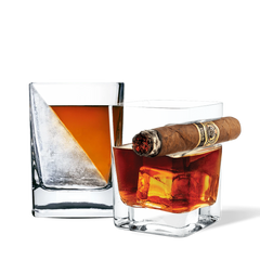 Whiskey Wedge + Cigar Glass Bundle - Clean Whiskey H6